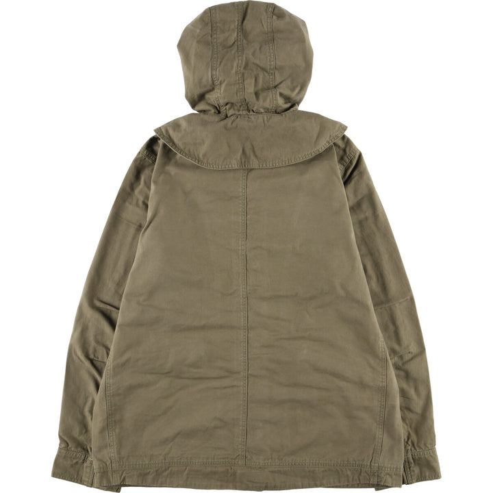 GAP Hooded Military Jacket, Men's Size M cotton Khaki type Vintage Second Hand