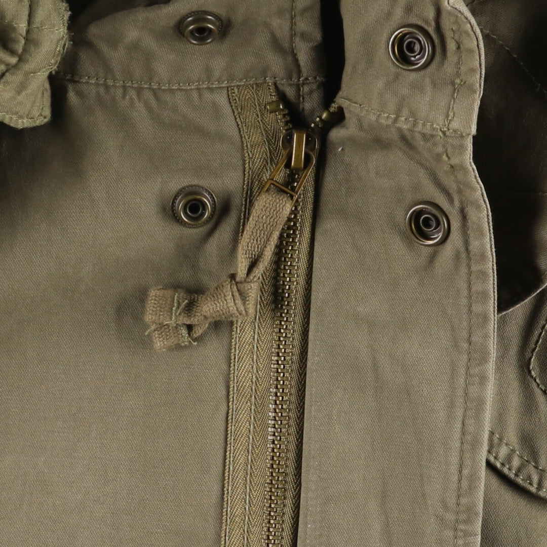 GAP Hooded Military Jacket, Men's Size M cotton Khaki type Vintage Second Hand
