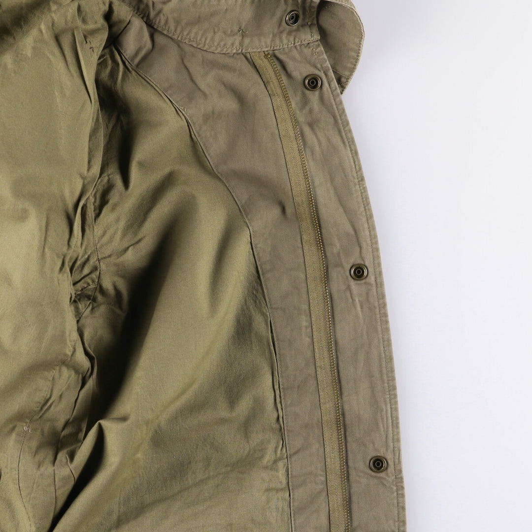 GAP Hooded Military Jacket, Men's Size M cotton Khaki type Vintage Second Hand