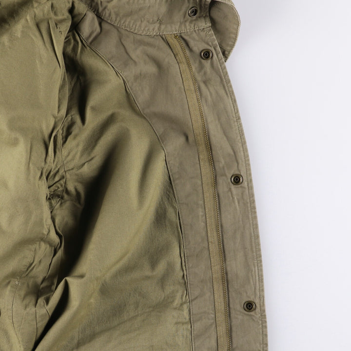 GAP Hooded Military Jacket, Men's Size M cotton Khaki type Vintage Second Hand