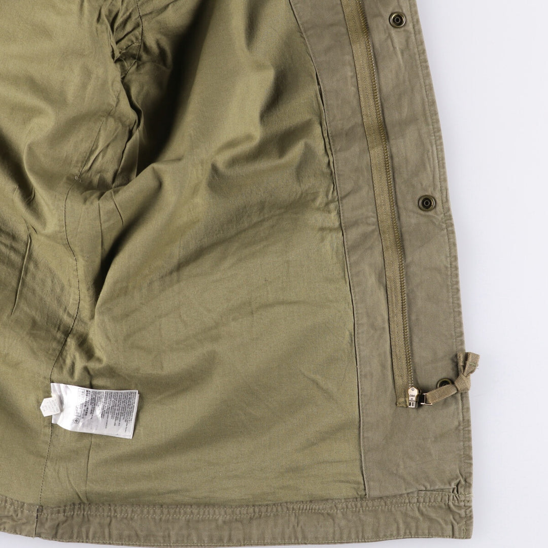 GAP Hooded Military Jacket, Men's Size M cotton Khaki type Vintage Second Hand