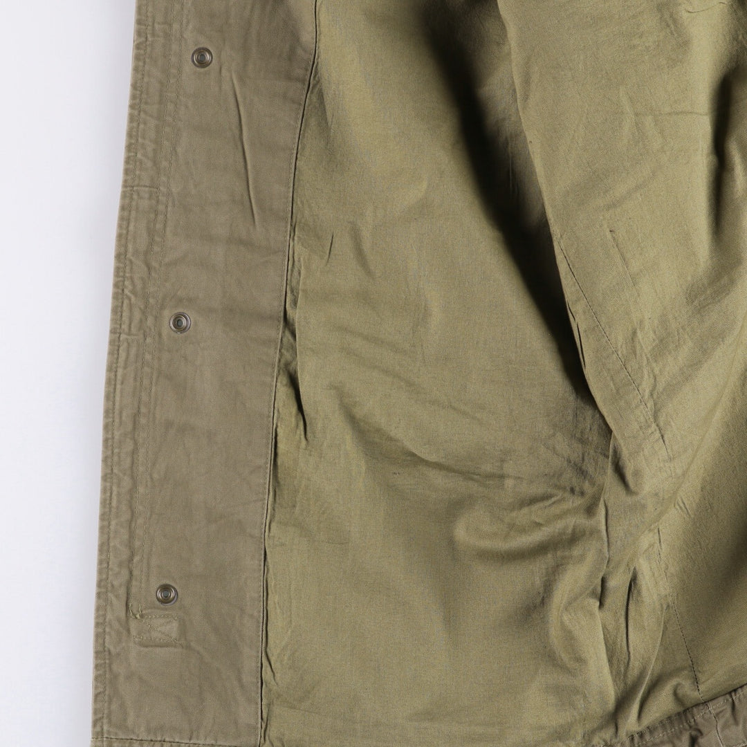 GAP Hooded Military Jacket, Men's Size M cotton Khaki type Vintage Second Hand