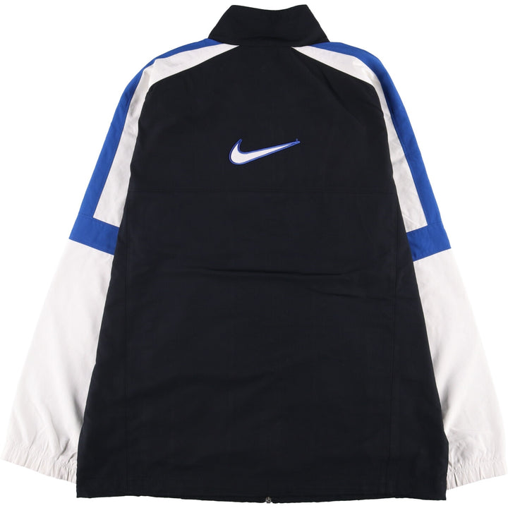 2000'S Nike Back Logo Windbreaker, Men's Size L polyester black type Vintage Second Hand