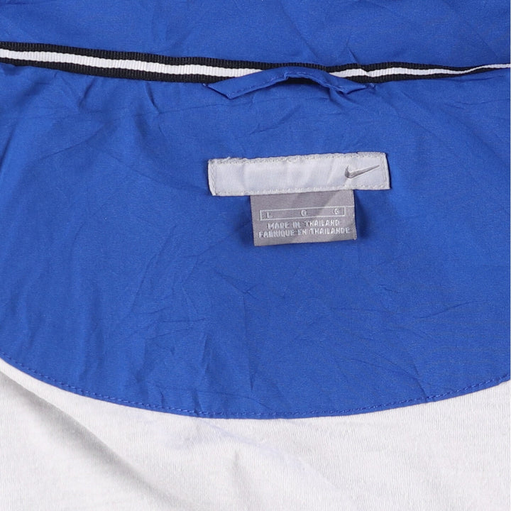 2000'S Nike Back Logo Windbreaker, Men's Size L polyester black type Vintage Second Hand