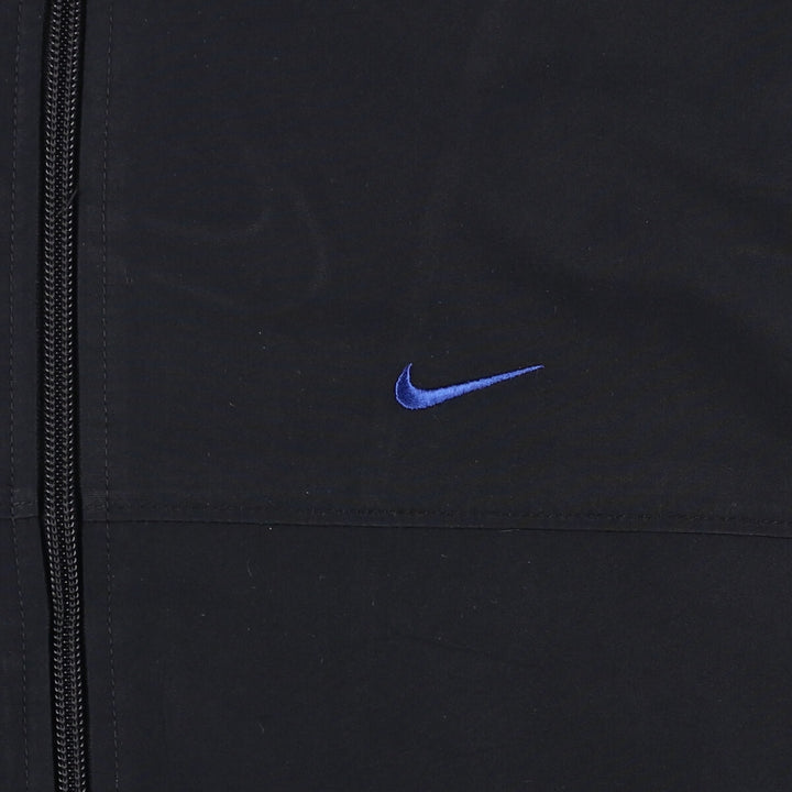 2000'S Nike Back Logo Windbreaker, Men's Size L polyester black type Vintage Second Hand