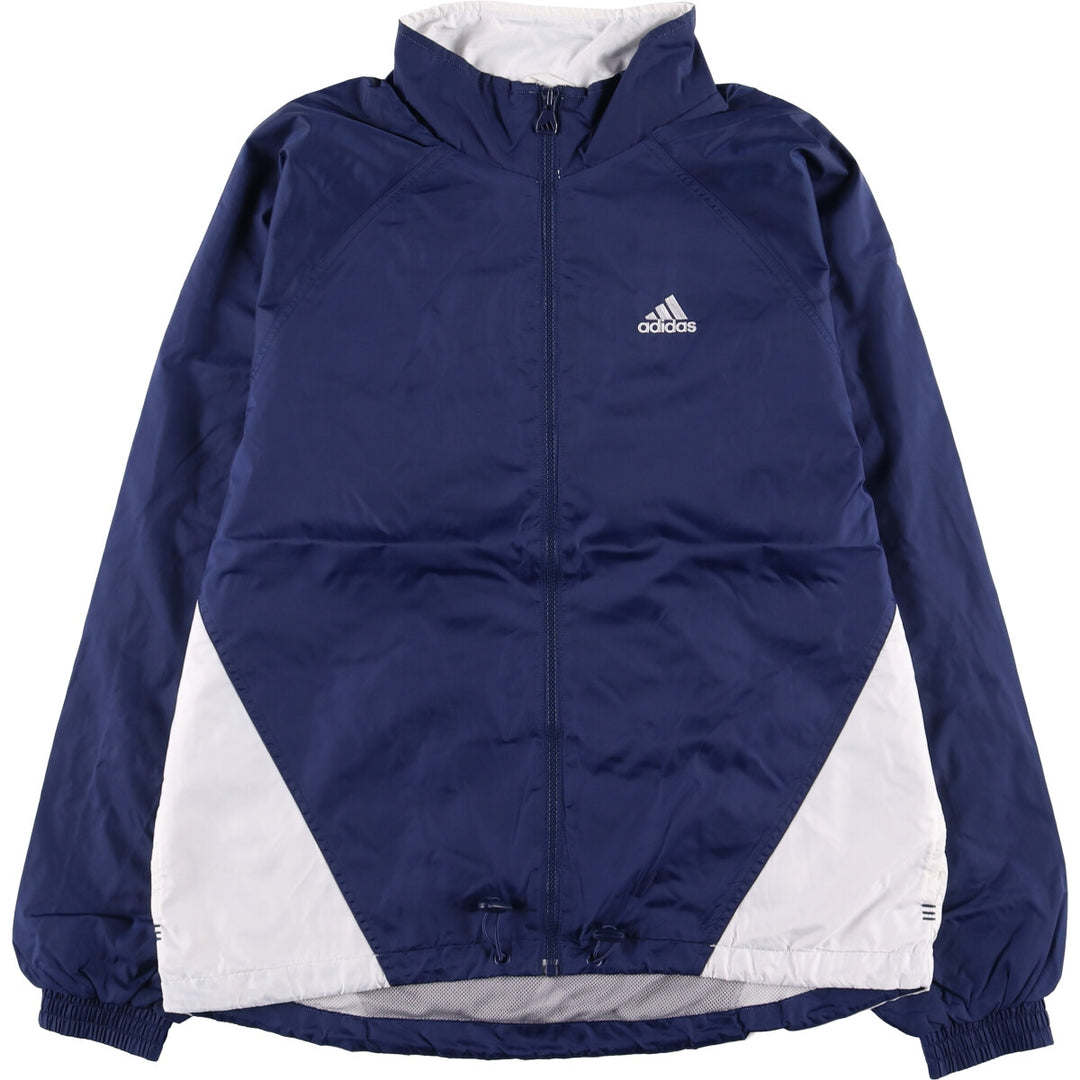 00'S Adidas nylon jacket, men's size S Nylon navy blue type Vintage Second Hand
