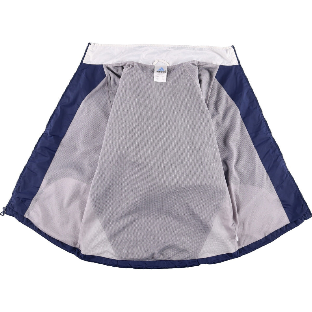 00'S Adidas nylon jacket, men's size S Nylon navy blue type Vintage Second Hand