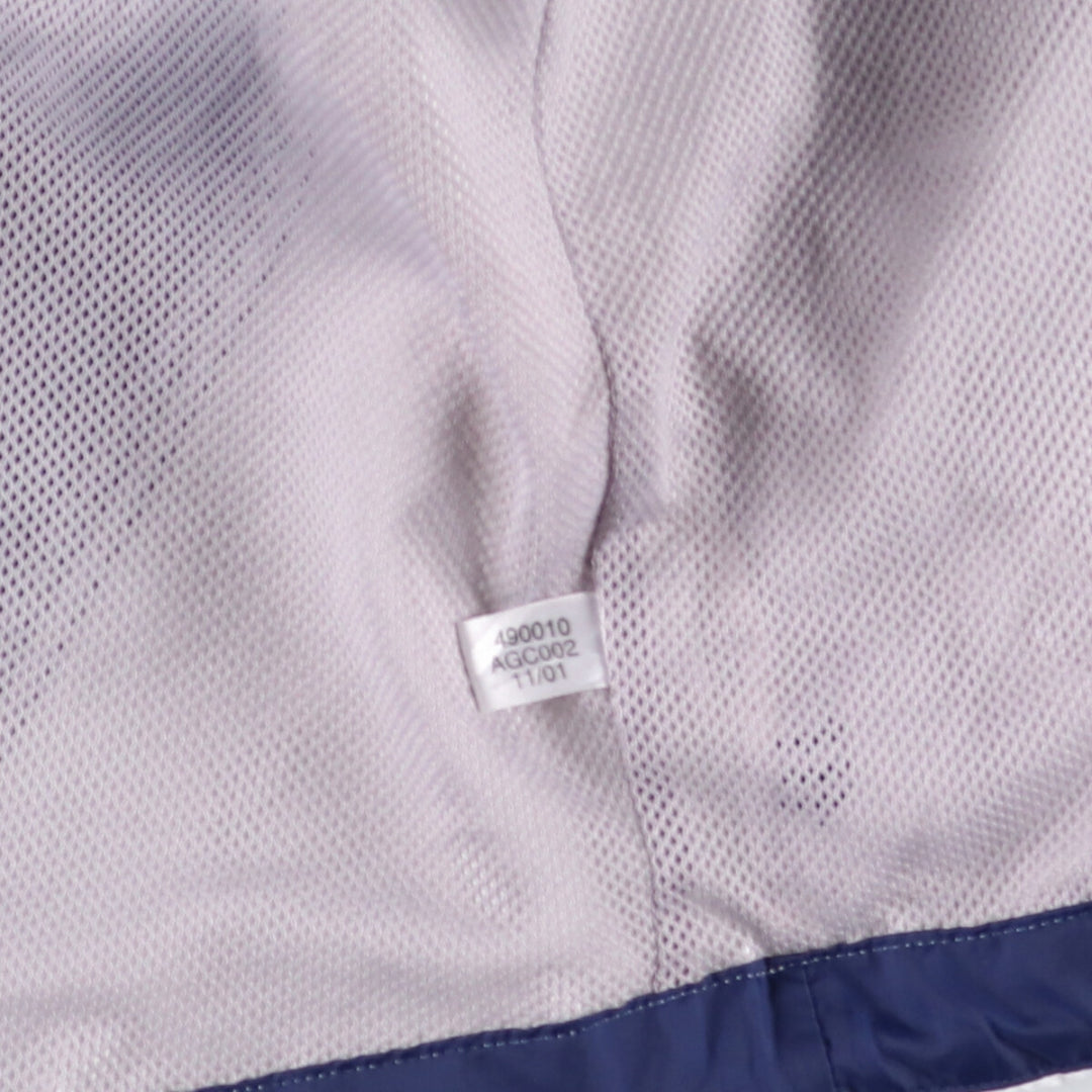 00'S Adidas nylon jacket, men's size S Nylon navy blue type Vintage Second Hand