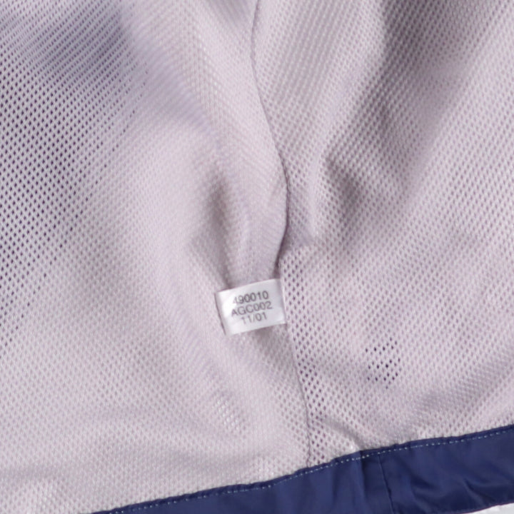 00'S Adidas nylon jacket, men's size S Nylon navy blue type Vintage Second Hand