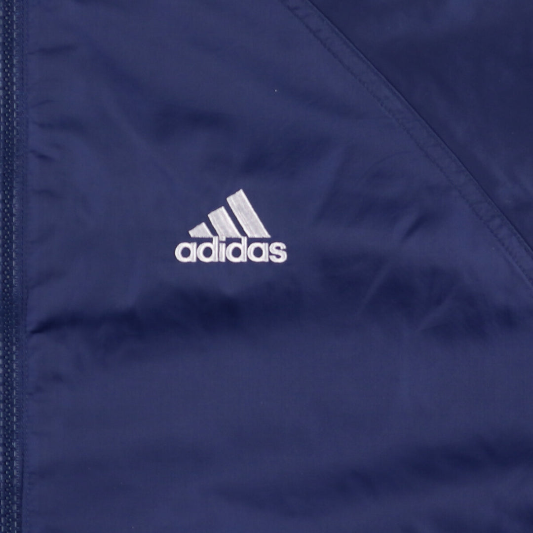00'S Adidas nylon jacket, men's size S Nylon navy blue type Vintage Second Hand