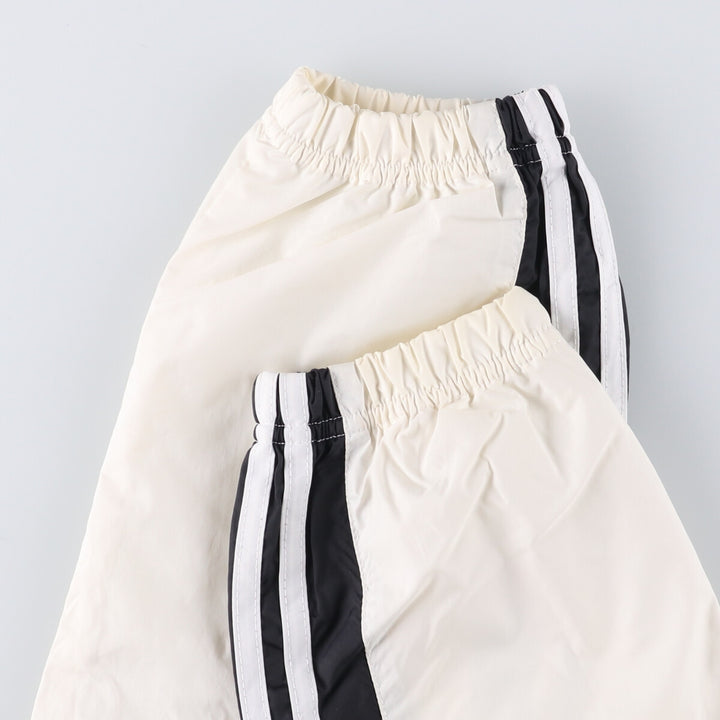 00'S Adidas nylon hoodie, men's XL size Nylon white type Vintage Second Hand
