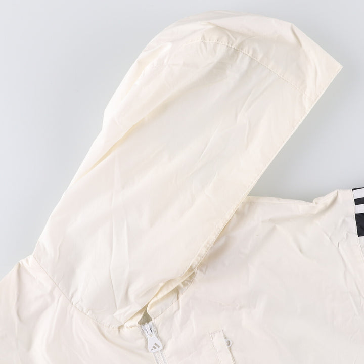 00'S Adidas nylon hoodie, men's XL size Nylon white type Vintage Second Hand