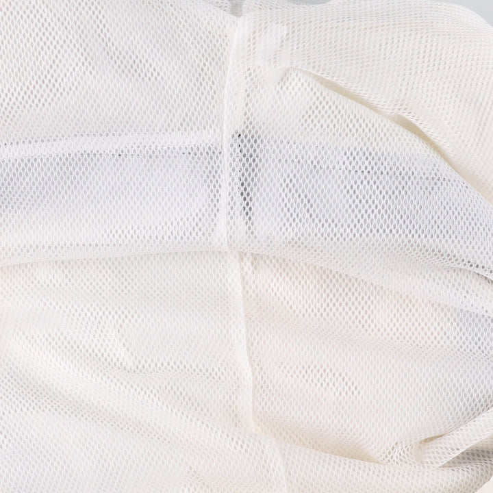 00'S Adidas nylon hoodie, men's XL size Nylon white type Vintage Second Hand