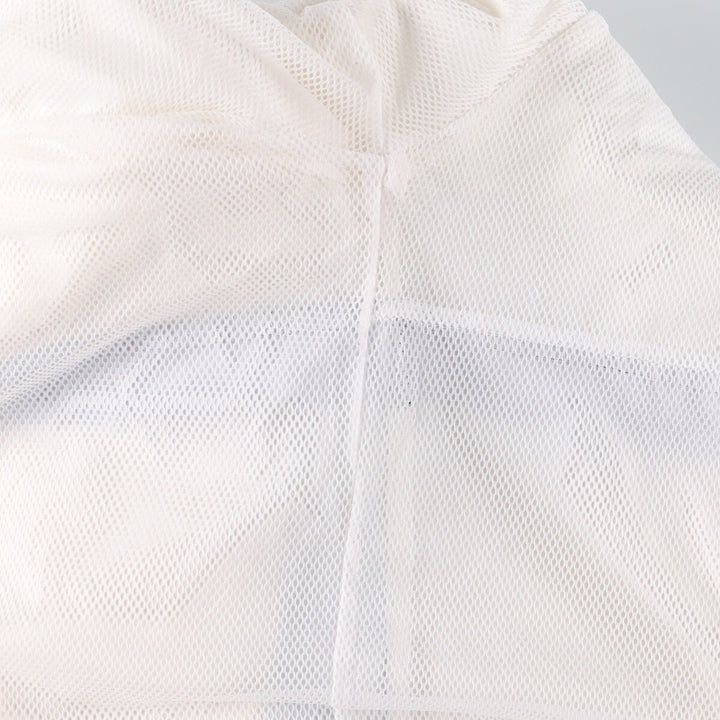 00'S Adidas nylon hoodie, men's XL size Nylon white type Vintage Second Hand