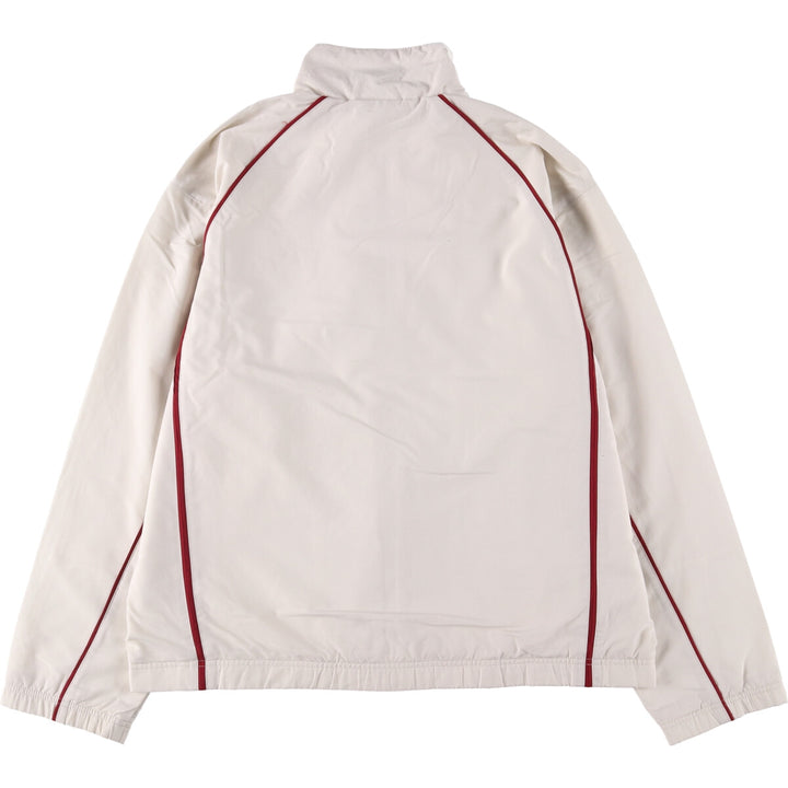 90s-00'S Vintage Nike Windbreaker, Men's Size L polyester ivory Vintage Second Hand