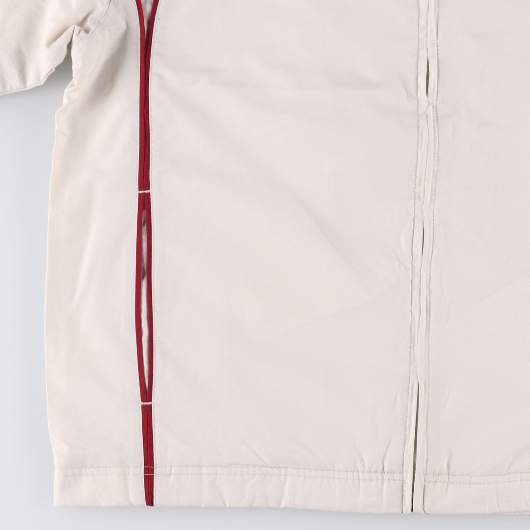 90s-00'S Vintage Nike Windbreaker, Men's Size L polyester ivory Vintage Second Hand