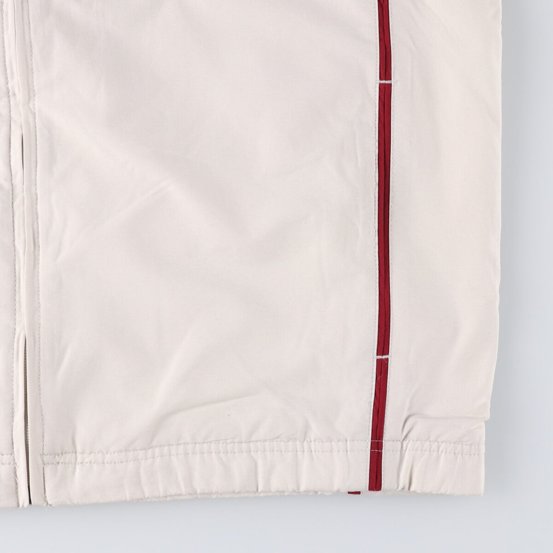 90s-00'S Vintage Nike Windbreaker, Men's Size L polyester ivory Vintage Second Hand