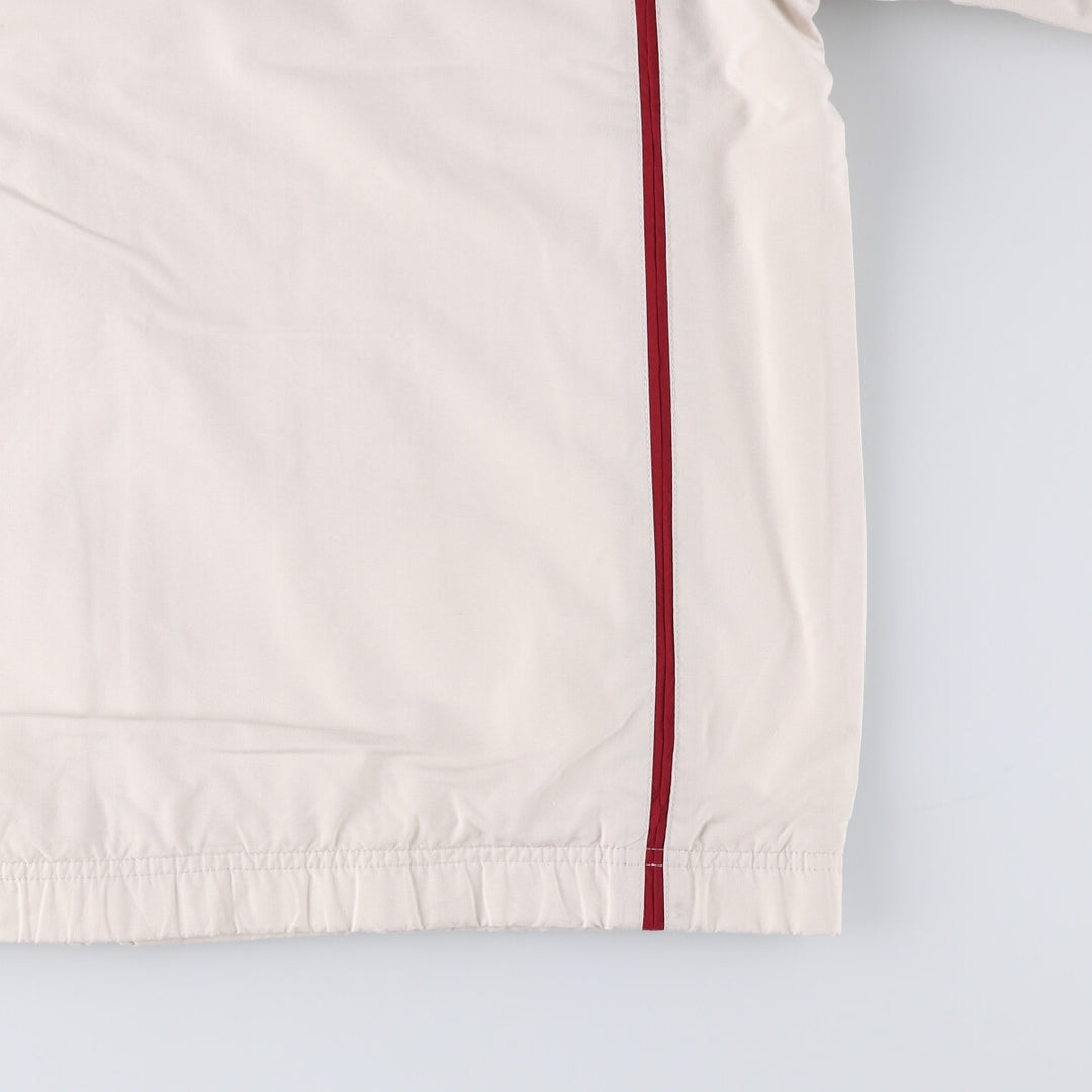 90s-00'S Vintage Nike Windbreaker, Men's Size L polyester ivory Vintage Second Hand