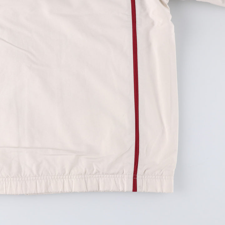 90s-00'S Vintage Nike Windbreaker, Men's Size L polyester ivory Vintage Second Hand