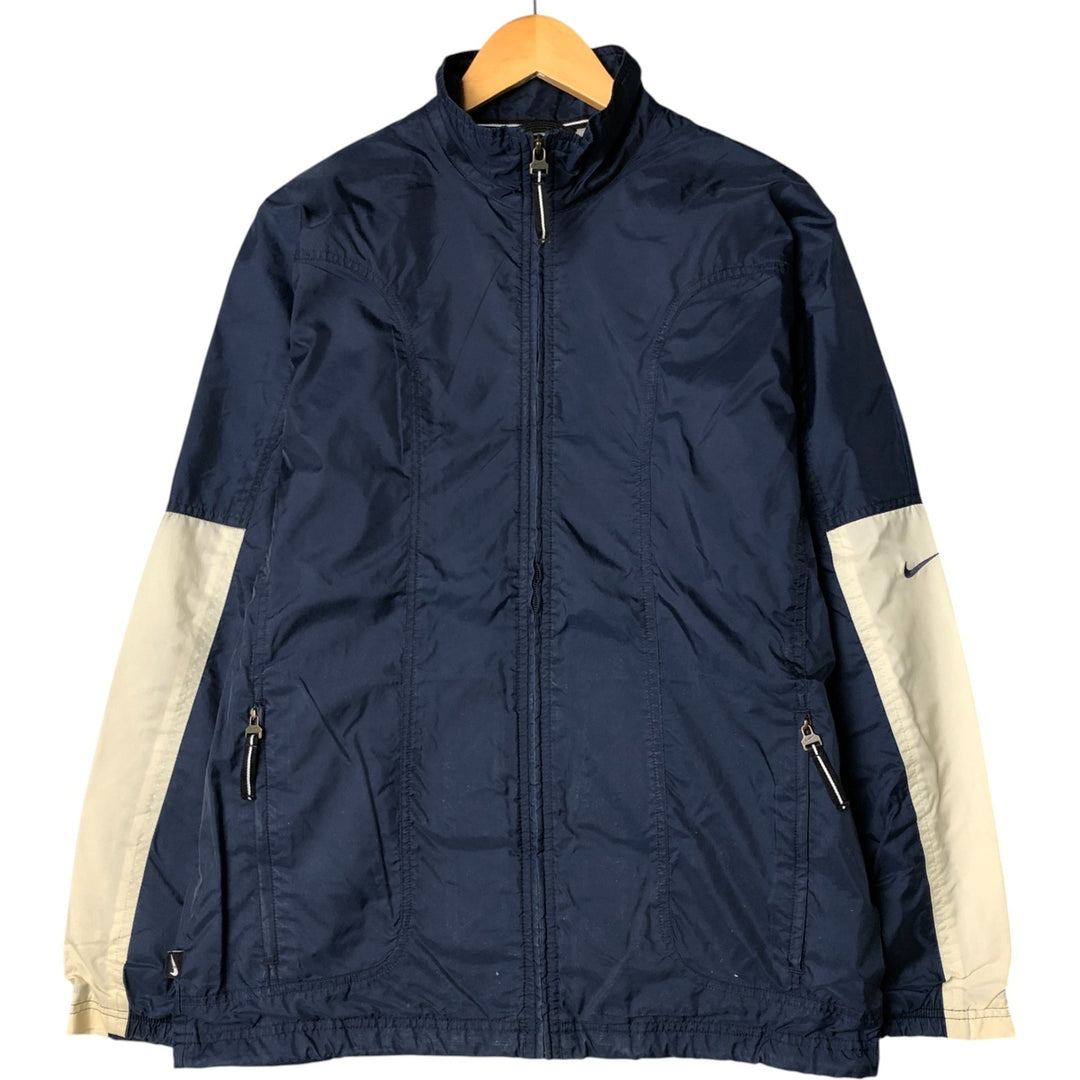 2000'S Nike Nylon Jacket, Men's Size Small Nylon navy blue type Vintage Second Hand