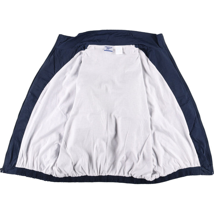 2000'S Reebok nylon jacket, men's size XL Nylon navy blue type Vintage Second Hand