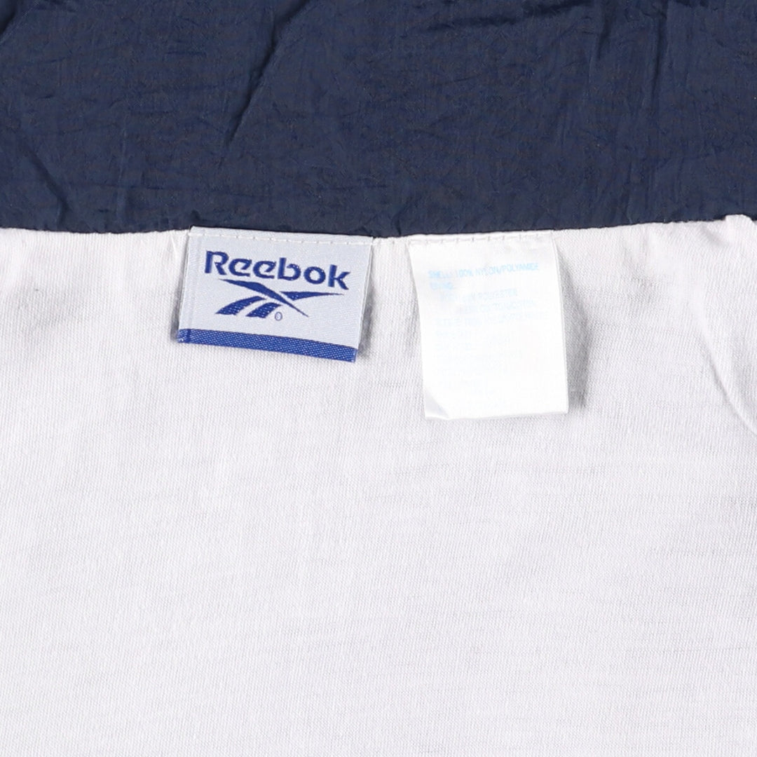 2000'S Reebok nylon jacket, men's size XL Nylon navy blue type Vintage Second Hand