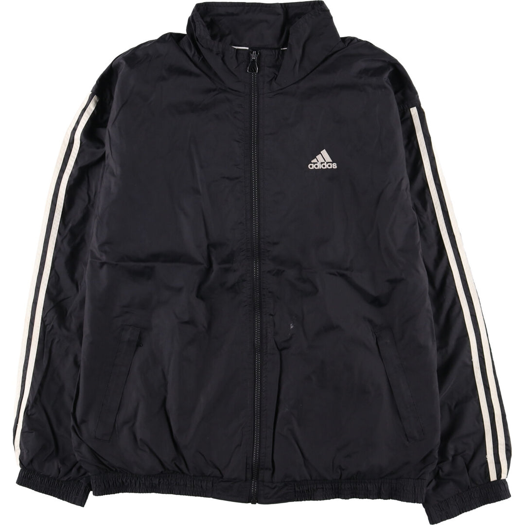 90'S Adidas Team Nylon Jacket, Men's, Size L, Vintage Nylon black type Vintage Second Hand