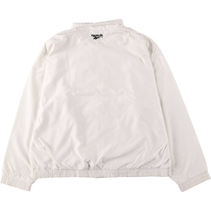 90'S Reebok Windbreaker, Men's Size L, Vintage polyester white type Vintage Second Hand