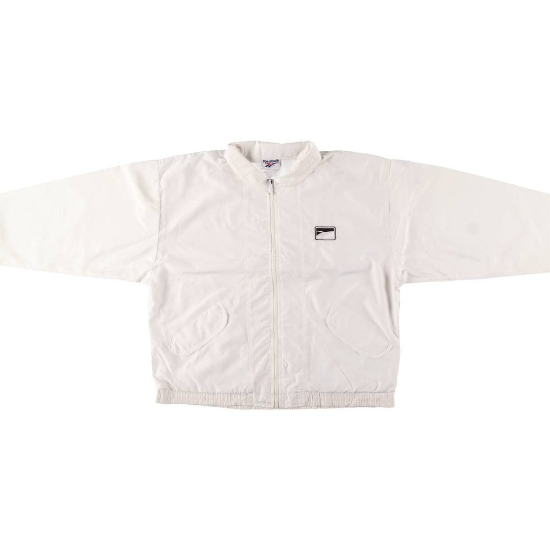 90'S Reebok Windbreaker, Men's Size L, Vintage polyester white type Vintage Second Hand