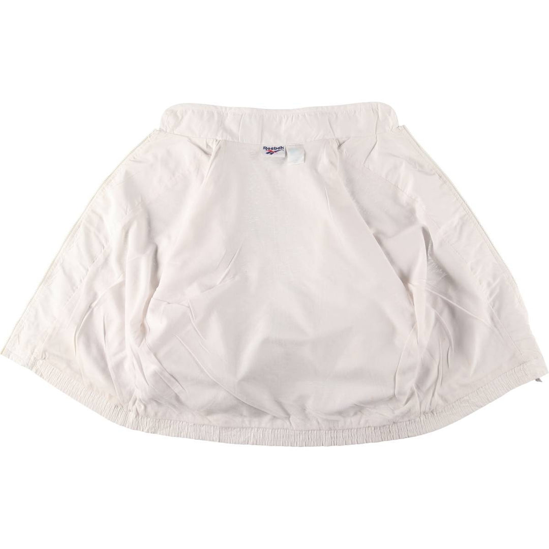 90'S Reebok Windbreaker, Men's Size L, Vintage polyester white type Vintage Second Hand