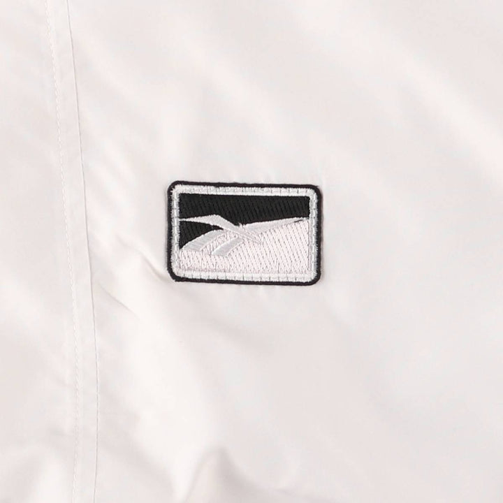 90'S Reebok Windbreaker, Men's Size L, Vintage polyester white type Vintage Second Hand