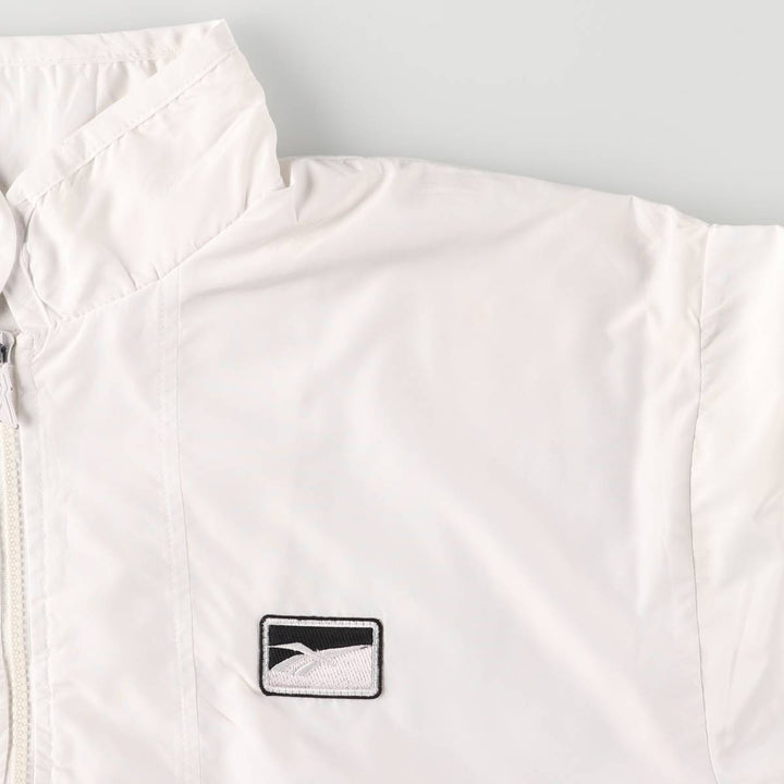 90'S Reebok Windbreaker, Men's Size L, Vintage polyester white type Vintage Second Hand