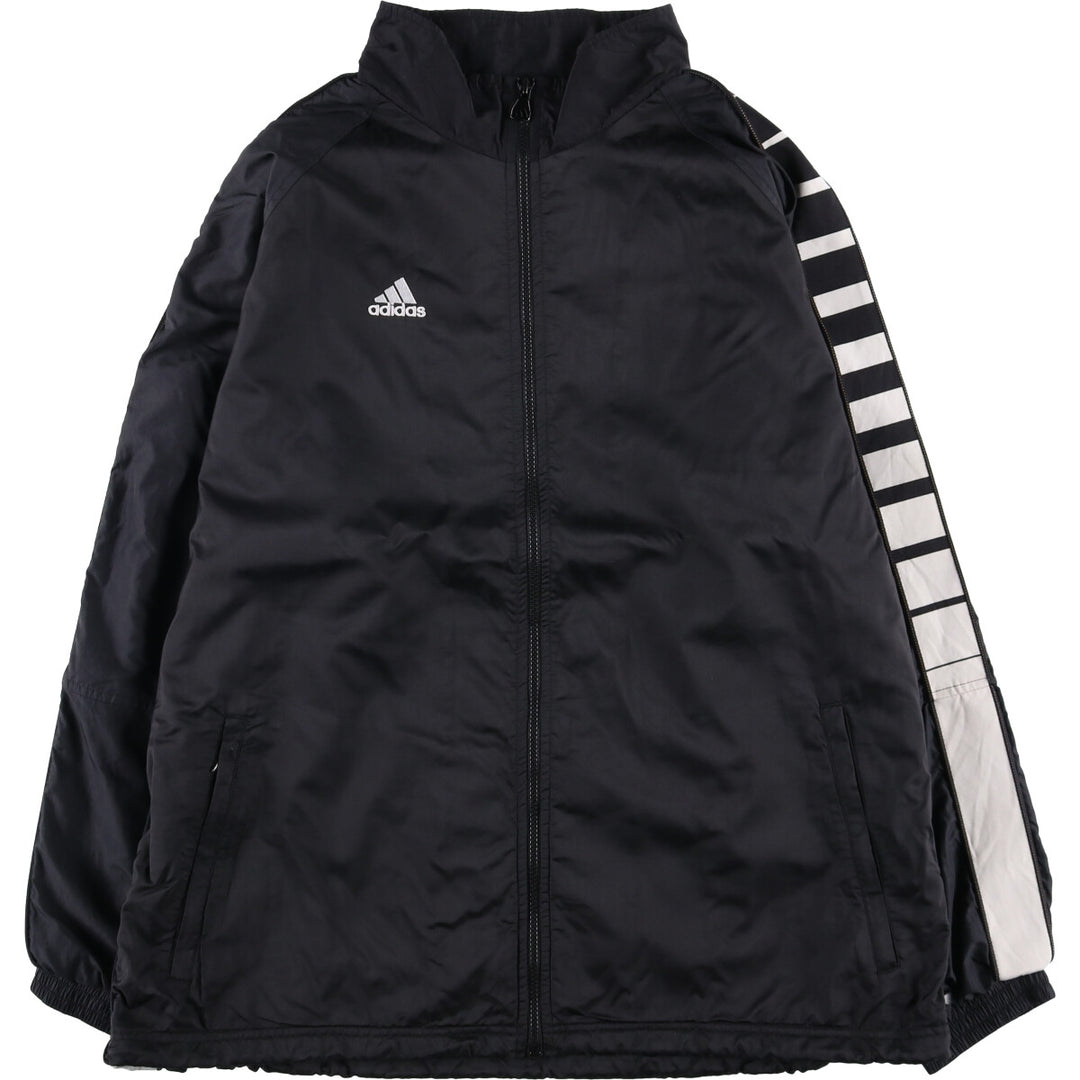 Vintage 90'S adidas Team nylon jacket, men's size XL Nylon black type Vintage Second Hand