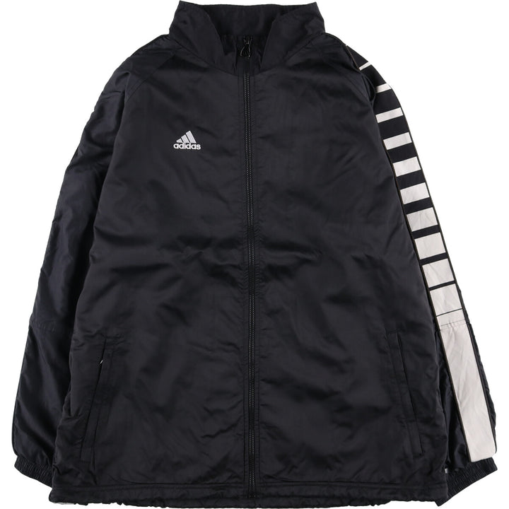 Vintage 90'S adidas Team nylon jacket, men's size XL Nylon black type Vintage Second Hand