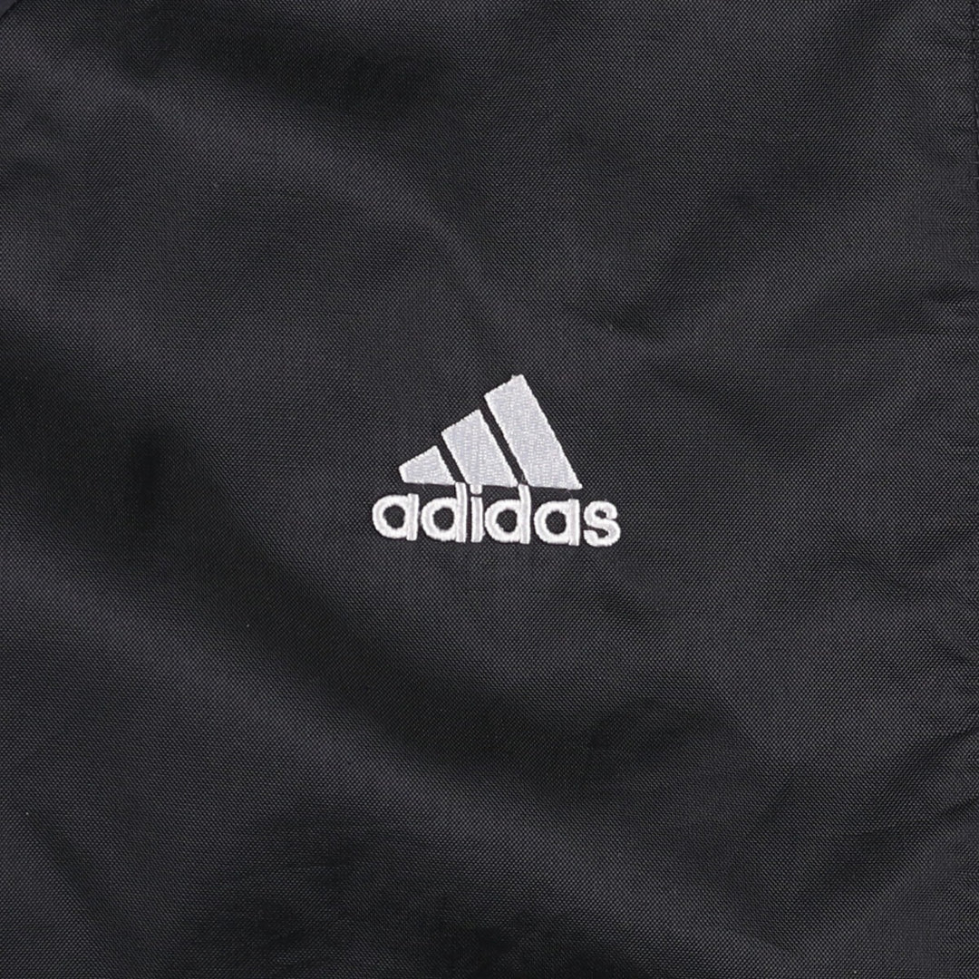 Vintage 90'S adidas Team nylon jacket, men's size XL Nylon black type Vintage Second Hand