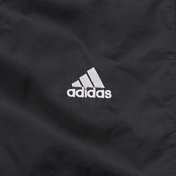 Vintage 90'S adidas Team nylon jacket, men's size XL Nylon black type Vintage Second Hand