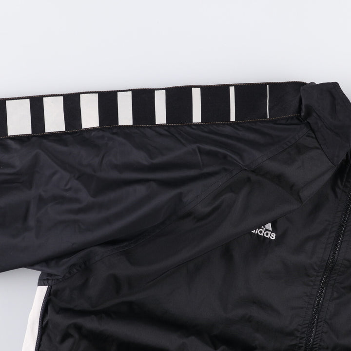 Vintage 90'S adidas Team nylon jacket, men's size XL Nylon black type Vintage Second Hand
