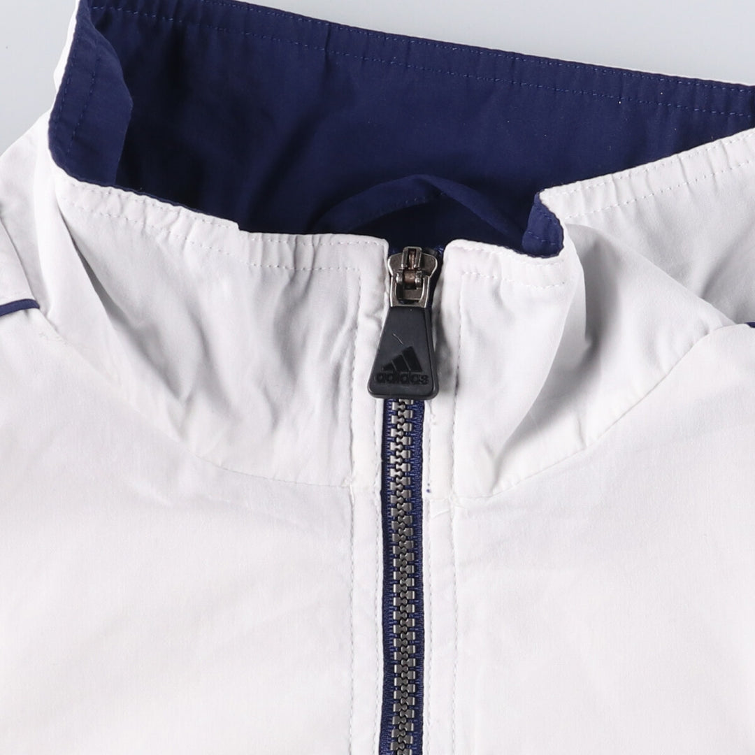 90'S Adidas Nylon Jacket, Men's Size L, Vintage unclear white type Vintage Second Hand