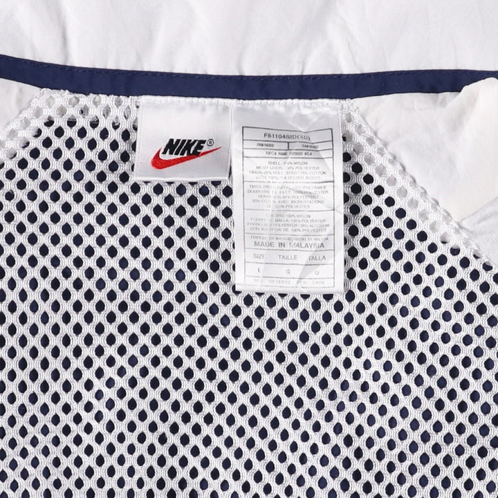90'S Nike Nylon Jacket, Men's Size L Nylon navy blue type Vintage Second Hand