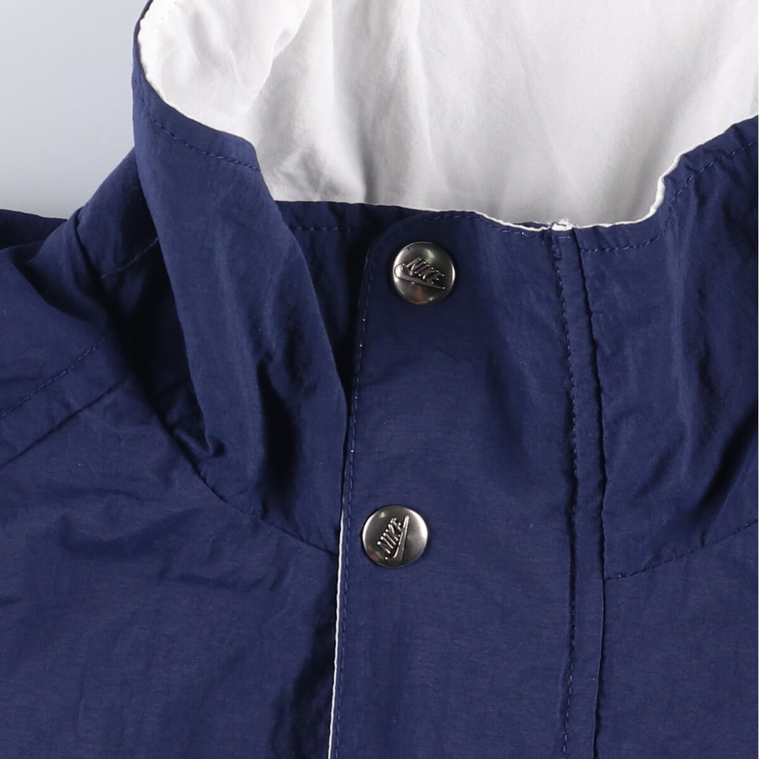 90'S Nike Nylon Jacket, Men's Size L Nylon navy blue type Vintage Second Hand