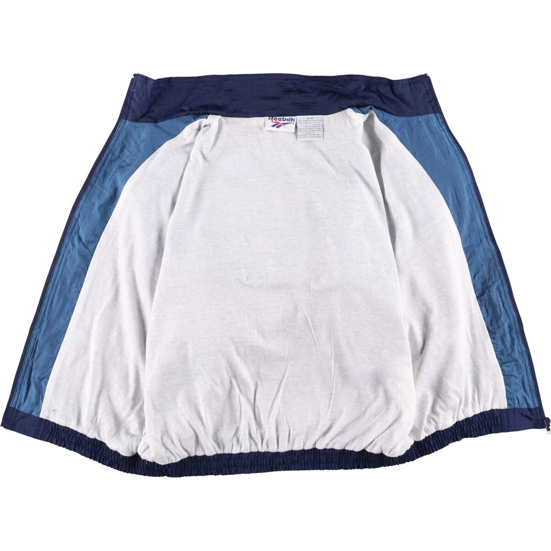 90'S Reebok Nylon Jacket, Men's M Size, Vintage Nylon navy blue type Vintage Second Hand