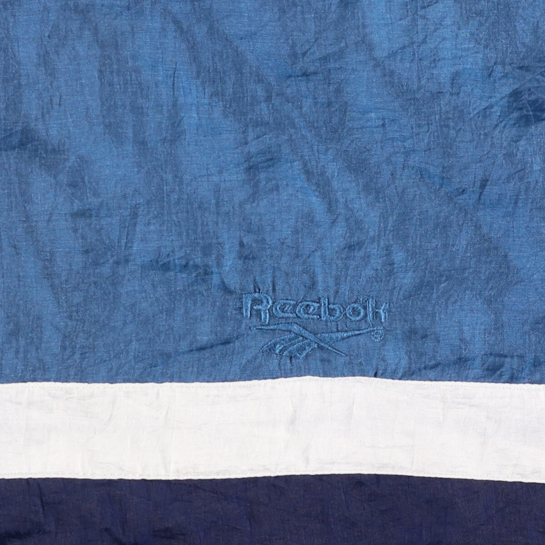 90'S Reebok Nylon Jacket, Men's M Size, Vintage Nylon navy blue type Vintage Second Hand