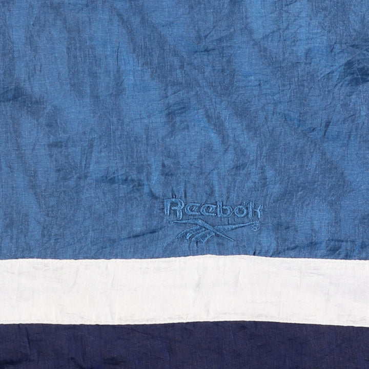 90'S Reebok Nylon Jacket, Men's M Size, Vintage Nylon navy blue type Vintage Second Hand