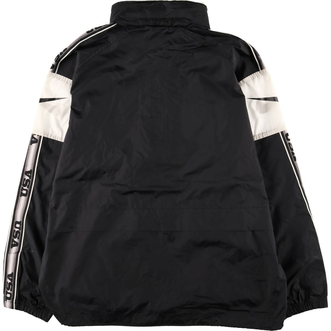 90'S Nike NIKE Nylon Jacket Men's Size L Vintage Nylon black type Vintage Second Hand