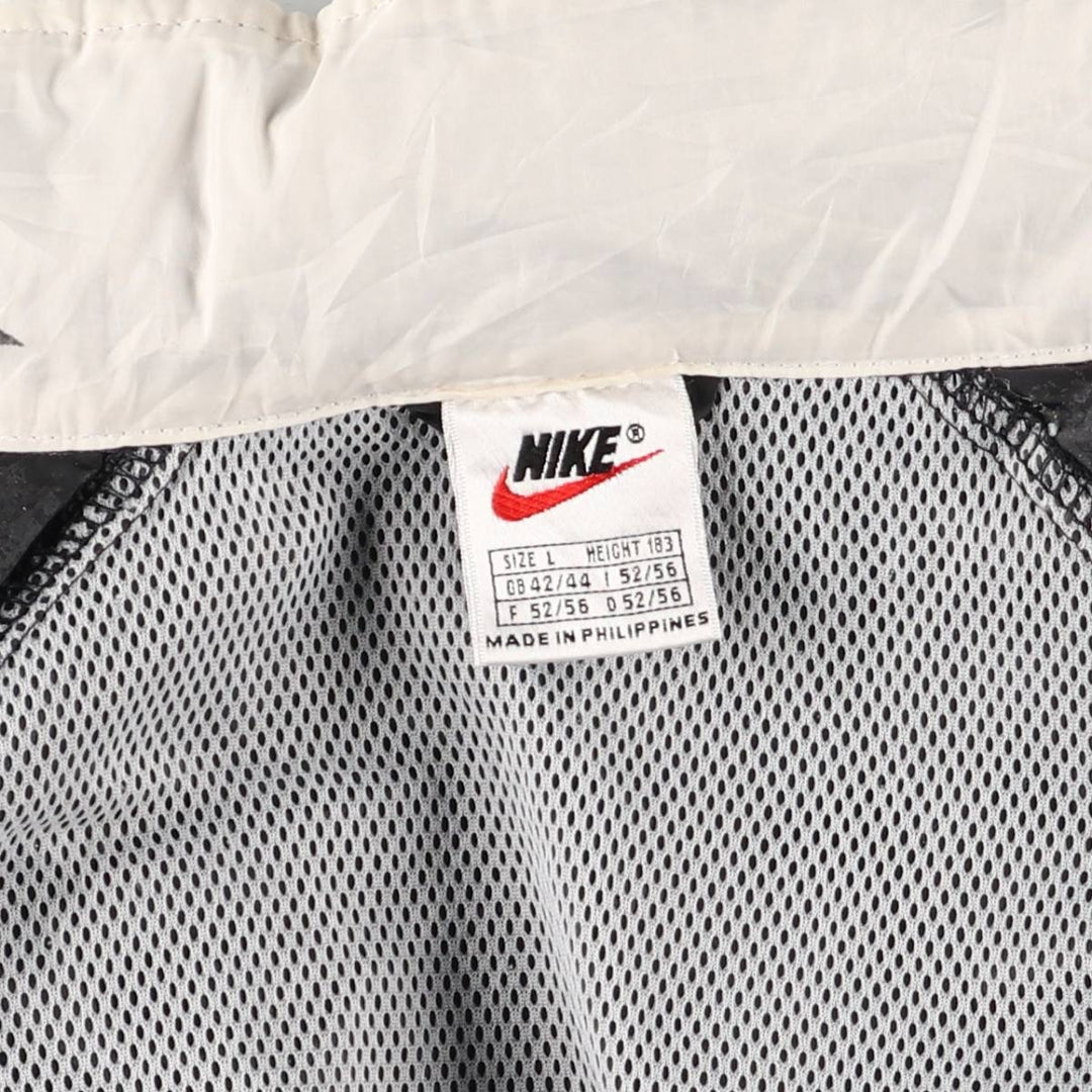 90'S Nike NIKE Nylon Jacket Men's Size L Vintage Nylon black type Vintage Second Hand