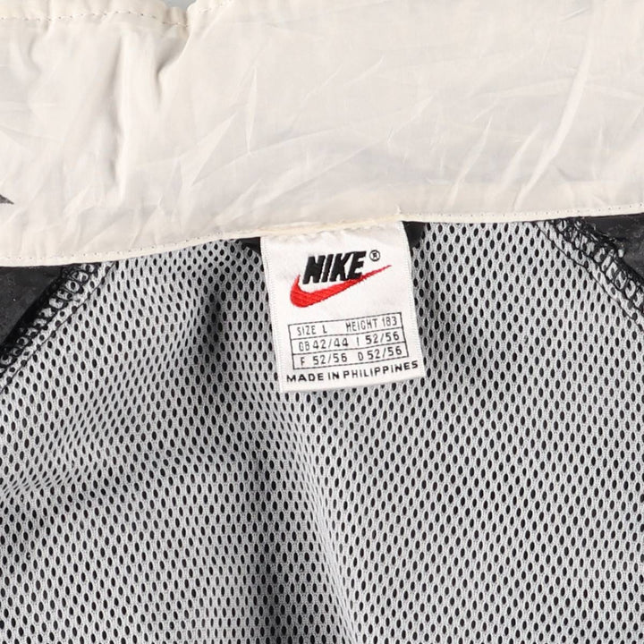 90'S Nike NIKE Nylon Jacket Men's Size L Vintage Nylon black type Vintage Second Hand