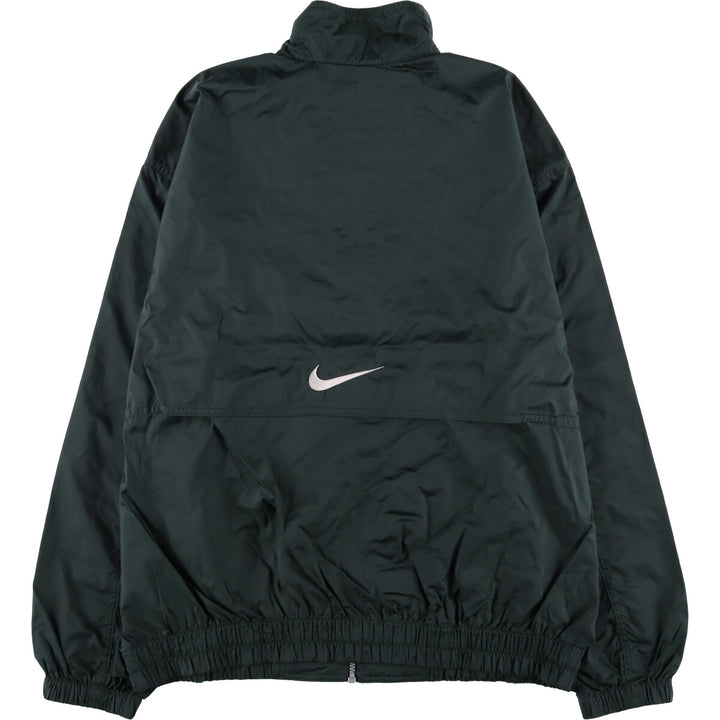 90'S Nike NIKE Back Logo Nylon Jacket Men's Size L Vintage Nylon black type Vintage Second Hand