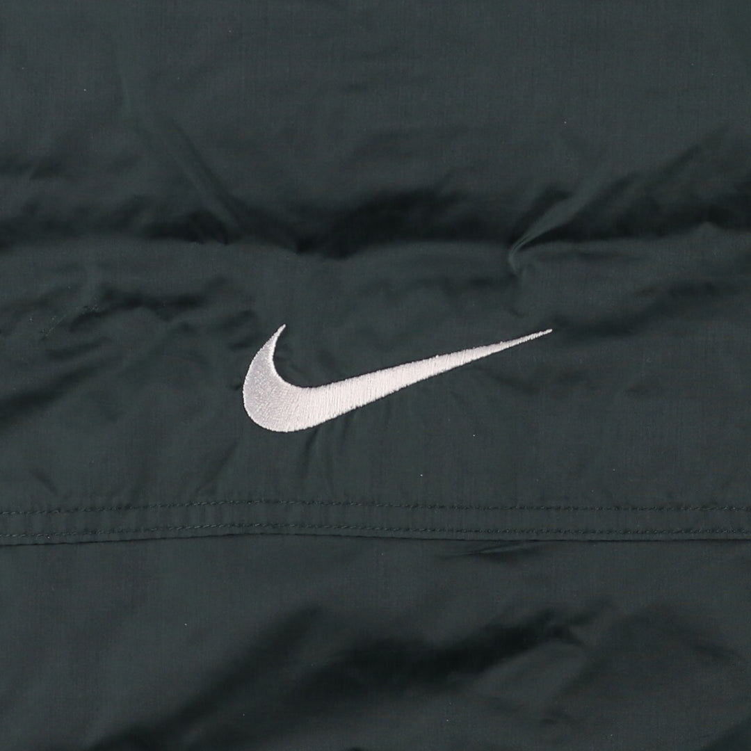 90'S Nike NIKE Back Logo Nylon Jacket Men's Size L Vintage Nylon black type Vintage Second Hand