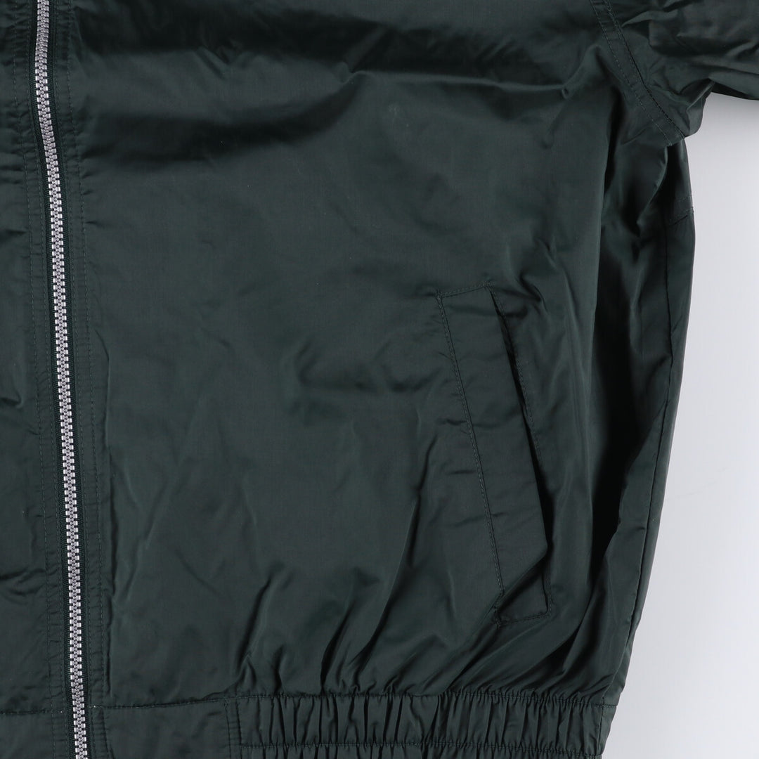 90'S Nike NIKE Back Logo Nylon Jacket Men's Size L Vintage Nylon black type Vintage Second Hand