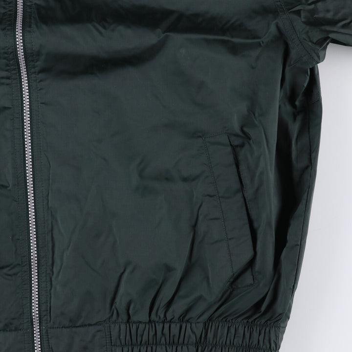 90'S Nike NIKE Back Logo Nylon Jacket Men's Size L Vintage Nylon black type Vintage Second Hand